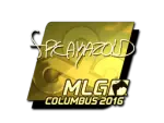 Sticker | freakazoid (Gold) | MLG Columbus 2016