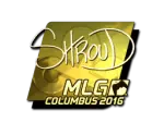 Sticker | shroud (Gold) | MLG Columbus 2016