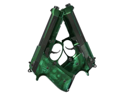Dual Berettas | Polished Malachite