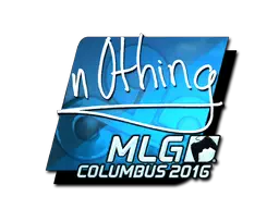 Sticker | n0thing (Foil) | MLG Columbus 2016 Sticker | n0thing (Foil) | MLG Columbus 2016