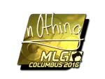 Sticker | n0thing (Gold) | MLG Columbus 2016