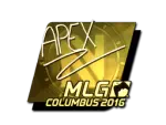 Sticker | apEX (Gold) | MLG Columbus 2016