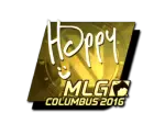 Sticker | Happy (Gold) | MLG Columbus 2016