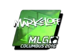 Sticker | markeloff (Foil) | MLG Columbus 2016
