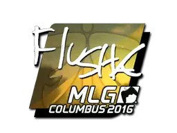 Sticker | flusha (Foil) | MLG Columbus 2016 Sticker | flusha (Foil) | MLG Columbus 2016