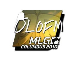 Sticker | olofmeister (Foil) | MLG Columbus 2016 Sticker | olofmeister (Foil) | MLG Columbus 2016