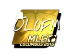 Sticker | olofmeister (Gold) | MLG Columbus 2016