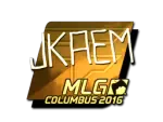 Sticker | jkaem (Gold) | MLG Columbus 2016