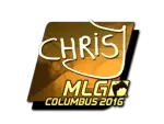 Sticker | chrisJ (Gold) | MLG Columbus 2016
