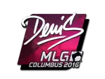 Sticker | denis (Foil) | MLG Columbus 2016