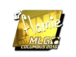 Sticker | flamie (Gold) | MLG Columbus 2016
