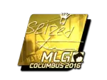 Sticker | seized (Gold) | MLG Columbus 2016