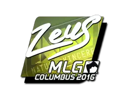 Sticker | Zeus (Foil) | MLG Columbus 2016 Sticker | Zeus (Foil) | MLG Columbus 2016