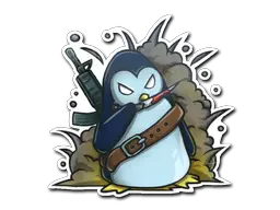 Sticker | War Penguin Sticker | War Penguin