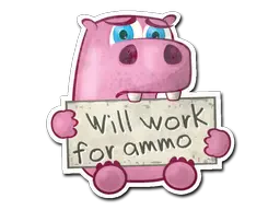 Sticker | Work For Ammo Sticker | Work For Ammo