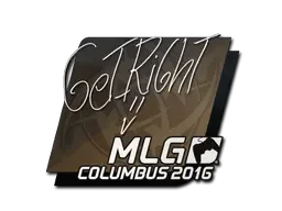 Sticker | GeT_RiGhT | MLG Columbus 2016 Sticker | GeT_RiGhT | MLG Columbus 2016