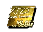 Sticker | Xizt (Gold) | MLG Columbus 2016