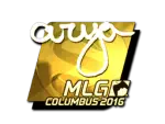 Sticker | arya (Gold) | MLG Columbus 2016