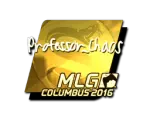 Sticker | Professor_Chaos (Gold) | MLG Columbus 2016