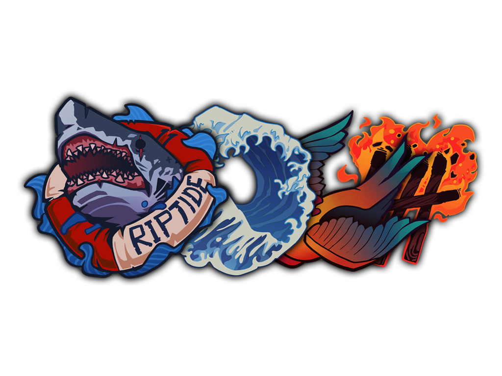 Operation Riptide Sticker Collection