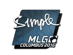 Sticker | s1mple | MLG Columbus 2016 Sticker | s1mple | MLG Columbus 2016