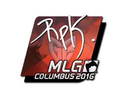 Sticker | RpK (Foil) | MLG Columbus 2016 Sticker | RpK (Foil) | MLG Columbus 2016