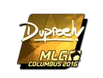 Sticker | dupreeh (Gold) | MLG Columbus 2016