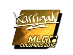Sticker | karrigan (Gold) | MLG Columbus 2016