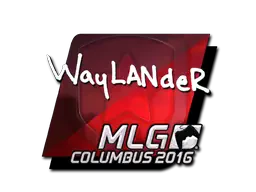Sticker | wayLander (Foil) | MLG Columbus 2016 Sticker | wayLander (Foil) | MLG Columbus 2016