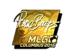 Sticker | pashaBiceps (Gold) | MLG Columbus 2016