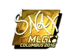 Sticker | Snax (Gold) | MLG Columbus 2016