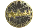 Sticker | w0nderful (Gold) | Cologne 2026
