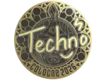 Sticker | Techno4K (Gold) | Cologne 2026
