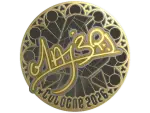 Sticker | MAJ3R (Gold) | Cologne 2026