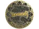 Sticker | YEKINDAR (Gold) | Cologne 2026
