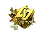 Sticker | Counter Logic Gaming (Gold) | Cologne 2016