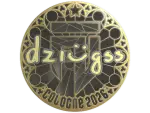 Sticker | dziugss (Gold) | Cologne 2026
