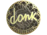 Sticker | donk (Gold) | Cologne 2026