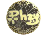 Sticker | phzy (Gold) | Cologne 2026