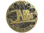 Sticker | jabbi (Gold) | Cologne 2026