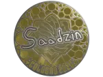 Sticker | saadzin (Foil) | Cologne 2026