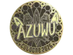 Sticker | AZUWU (Gold) | Cologne 2026