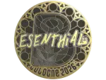 Sticker | esenthial (Gold) | Cologne 2026