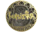 Sticker | kensizor (Gold) | Cologne 2026