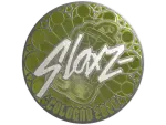 Sticker | slaxz- (Foil) | Cologne 2026