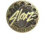 Sticker | slaxz- (Gold) | Cologne 2026