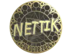 Sticker | nettik (Gold) | Cologne 2026