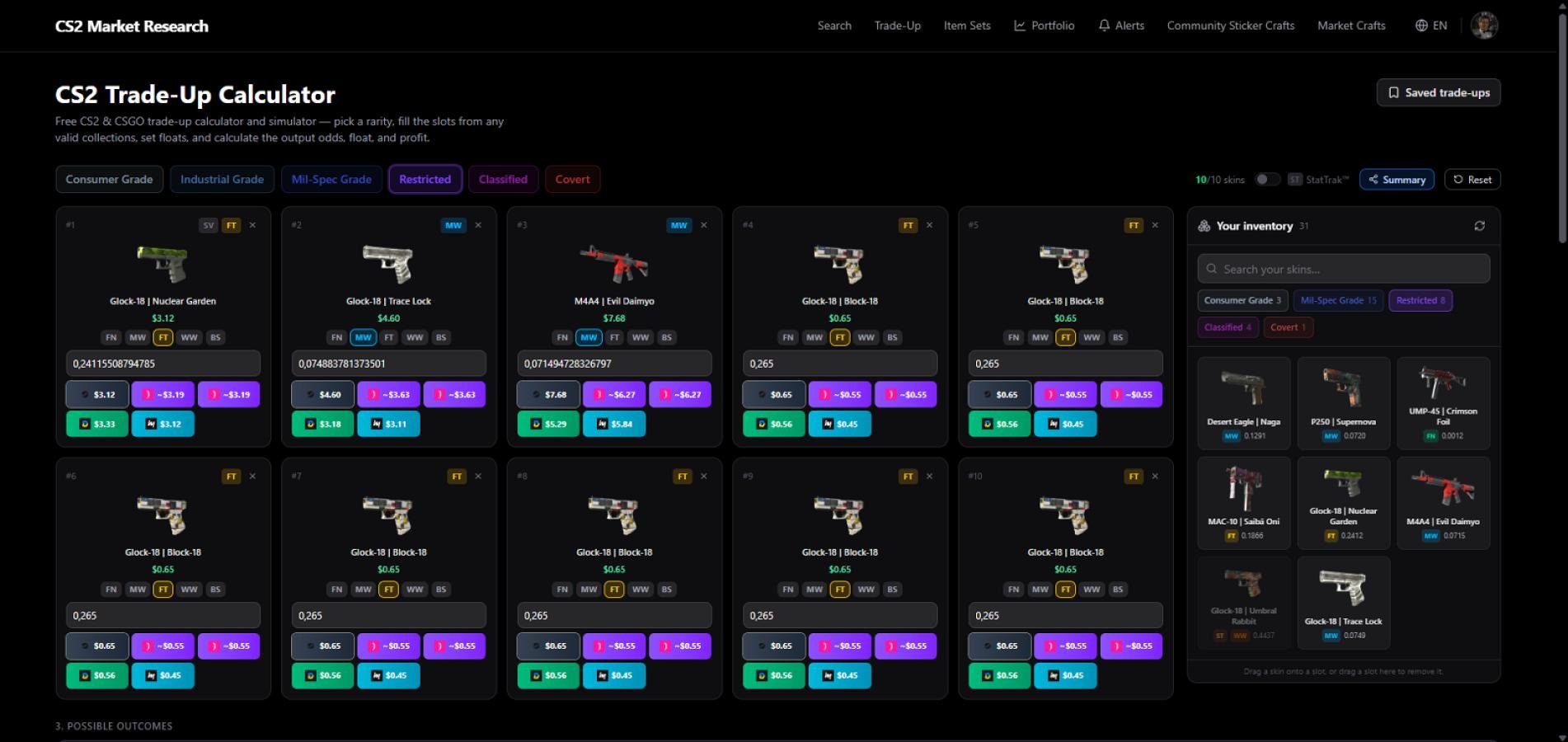 Importing Skins from Steam Inventory — Now Available in Crafts