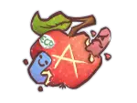 Sticker | Apple A Day (Glitter)