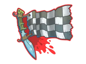 Sticker | Checkered Kukri